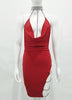 Vestido Festa Curto Gola Choker De Strass
