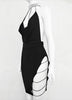 Vestido Festa Curto Gola Choker De Strass