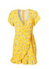 Vestido com Babado Florido