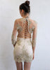 Vestido de Festa Curto com Tule Bordado