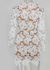 Vestido de Guipir Curto para Festa