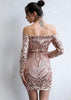 Vestido de Paetê Curto para Formatura