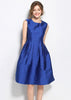 Vestido Gode de Jacquard para Festa