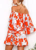 Vestido Ciganinha Estampado Manga Flare