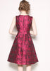 Vestido Rodado Jacquard para Festa