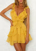 Vestido Babado Curto