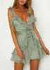 Vestido Babado Curto