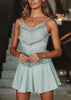 Vestido Curto Rodado de Alcinha