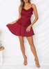 Vestido Curto Rodado de Alcinha