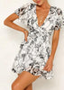 Vestido Curto Estampado para o dia a dia