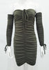 Vestido Curto Justo para Festa Ombro a Ombro