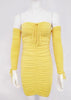 Vestido Curto Justo para Festa Ombro a Ombro
