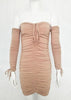 Vestido Curto Justo para Festa Ombro a Ombro