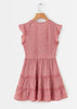 Vestido Curto Estampado com Babados