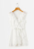 Vestido Curto Rodado com Babado