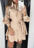 Vestido Camisa com Amarração na Cintura