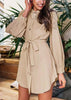 Vestido Camisa com Amarração na Cintura