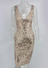 Vestido Midi Justo Festa de Paetês