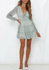 Vestido Curto Rodado Estampado com Babado
