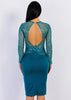 Vestido Justo Curto com Tule Bordado para Festa
