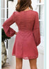 Vestido Curto Manga Longa Casual