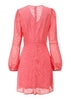 Vestido Curto Manga Longa Casual