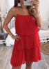 Vestido Plissado Curto para Casamento