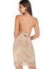 Vestido de Festa Curto com Bordado de Paetês