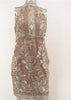Vestido de Festa Curto com Bordado de Paetês