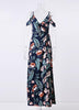 Vestido Longo Ombro Vazado Estampado