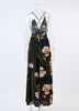 Vestido Longo Floral Chiffon Frente Única
