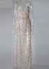 Vestido Longo de Festa Paetês Costas Nuas