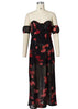 Vestido Longo Florido Tomara Que Caia
