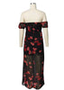 Vestido Longo Florido Tomara Que Caia