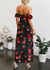 Vestido Longo Ciganinha Floral com Fenda