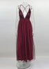 Vestido Longo Alcinha Festa com Tule