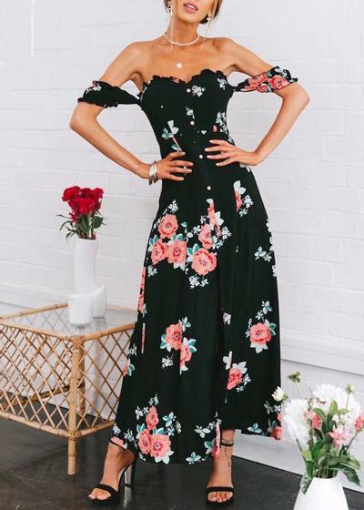 Vestido Longo Tomara que Caia Floral