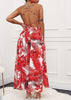 Vestido Longo com Recortes na Cintura