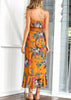 Vestido Mullet Estampado com Babado