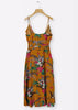 Vestido Mullet Estampado com Babado