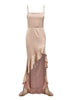 Vestido Mullet Longo com Babado para Festa
