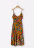 Vestido Mullet Estampado com Babado