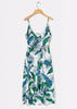 Vestido Mullet Estampado com Babado
