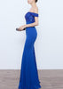 Vestido Ombro a Ombro Longo Sereia com Pedraria