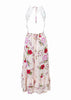 Vestido Longo Florido Aberto nas Costas