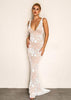 Vestido Longo Festa Sereia Off White
