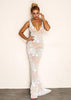 Vestido Longo Festa Sereia Off White