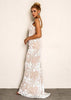 Vestido Longo Festa Sereia Off White