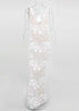 Vestido Longo Festa Sereia Off White
