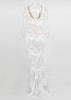 Vestido Longo Festa Sereia Off White